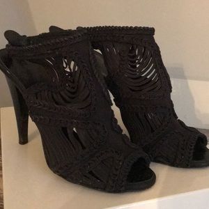 Thakoon Black suede sandals